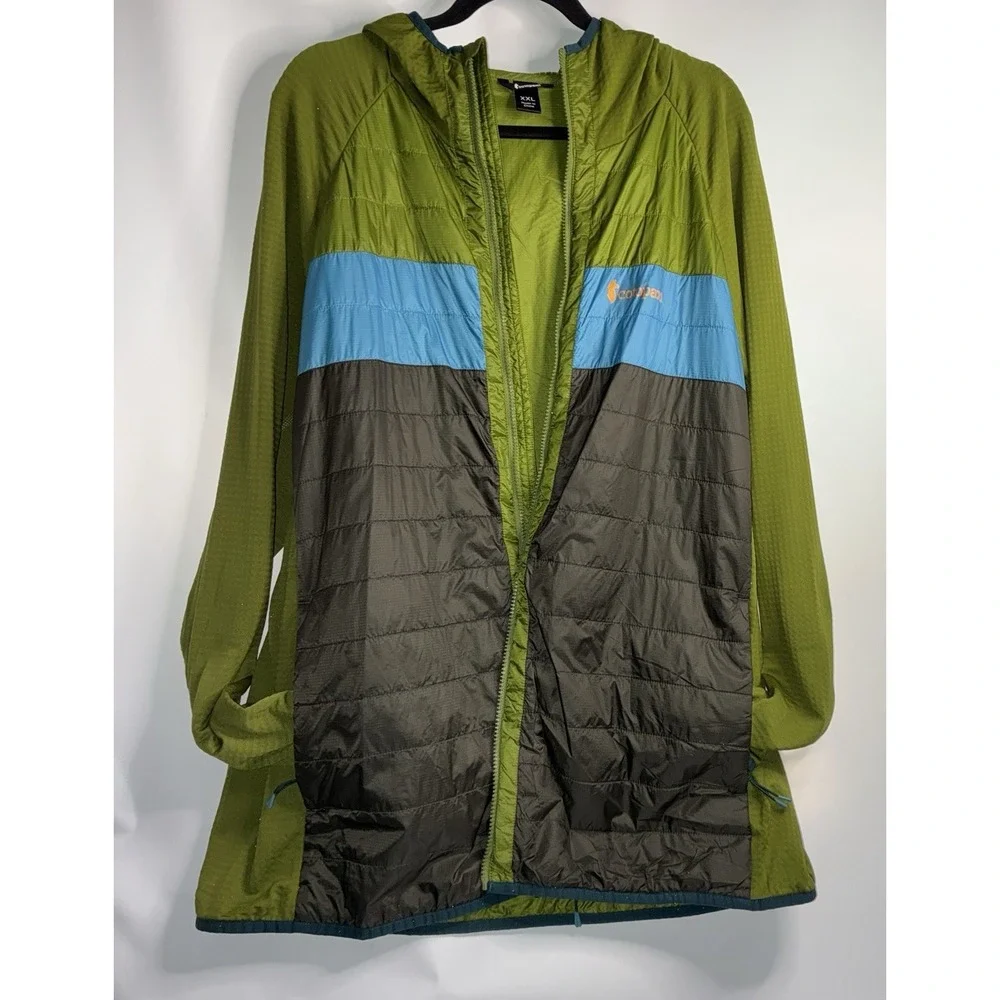 Cotopaxi Capa Hybrid Insulated Hood Jacket - Men's 2XL XXL Green Blue Brown Gray